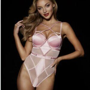 Bodysuit Shibari pink honey birdette 30D NWTG